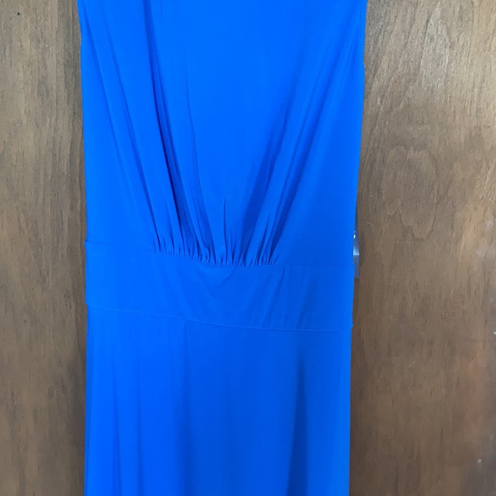 Chaps sleeveless fit and flare dress ties in back size L - Picture 7 of 16